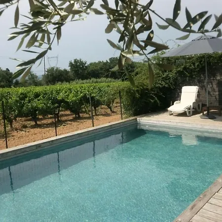 De Caractere Au Calme Au Milieu Des Vignes Avec Piscine Et Jaccuzi Lejlighed *