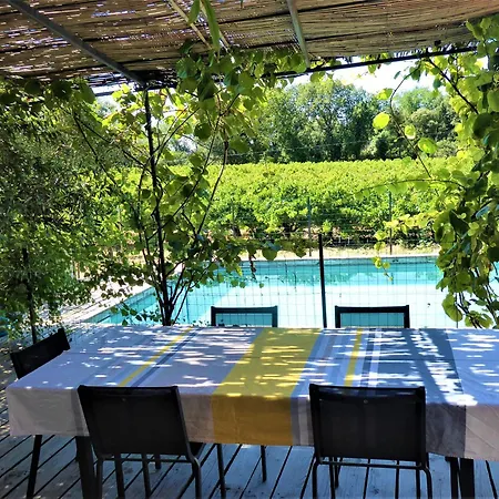 De Caractere Au Calme Au Milieu Des Vignes Avec Piscine Et Jaccuzi Διαμέρισμα Bagnols-sur-Cèze