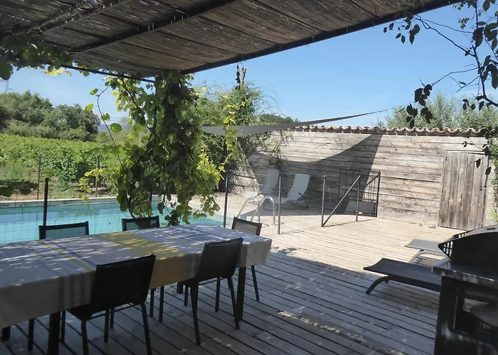 De Caractere Au Calme Au Milieu Des Vignes Avec Piscine Et Jaccuzi アパート