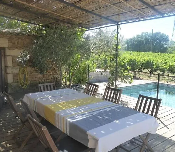 De Caractere Au Calme Au Milieu Des Vignes Avec Piscine Et Jaccuzi アパート バニョル・シュル・セズ