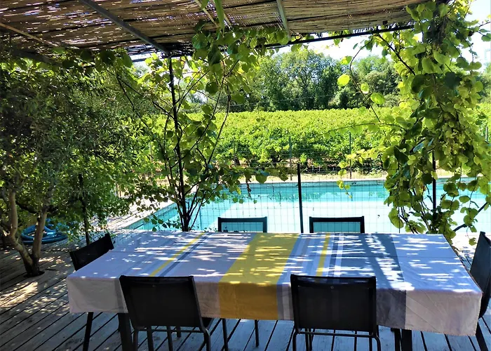 De Caractere Au Calme Au Milieu Des Vignes Avec Piscine Et Jaccuzi アパート バニョル・シュル・セズ