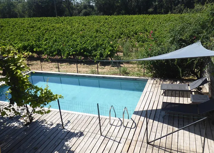 De Caractere Au Calme Au Milieu Des Vignes Avec Piscine Et Jaccuzi アパート *