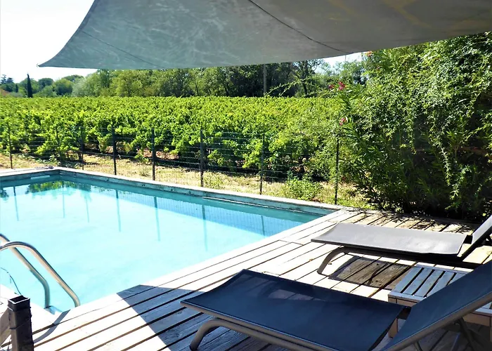 De Caractere Au Calme Au Milieu Des Vignes Avec Piscine Et Jaccuzi アパート